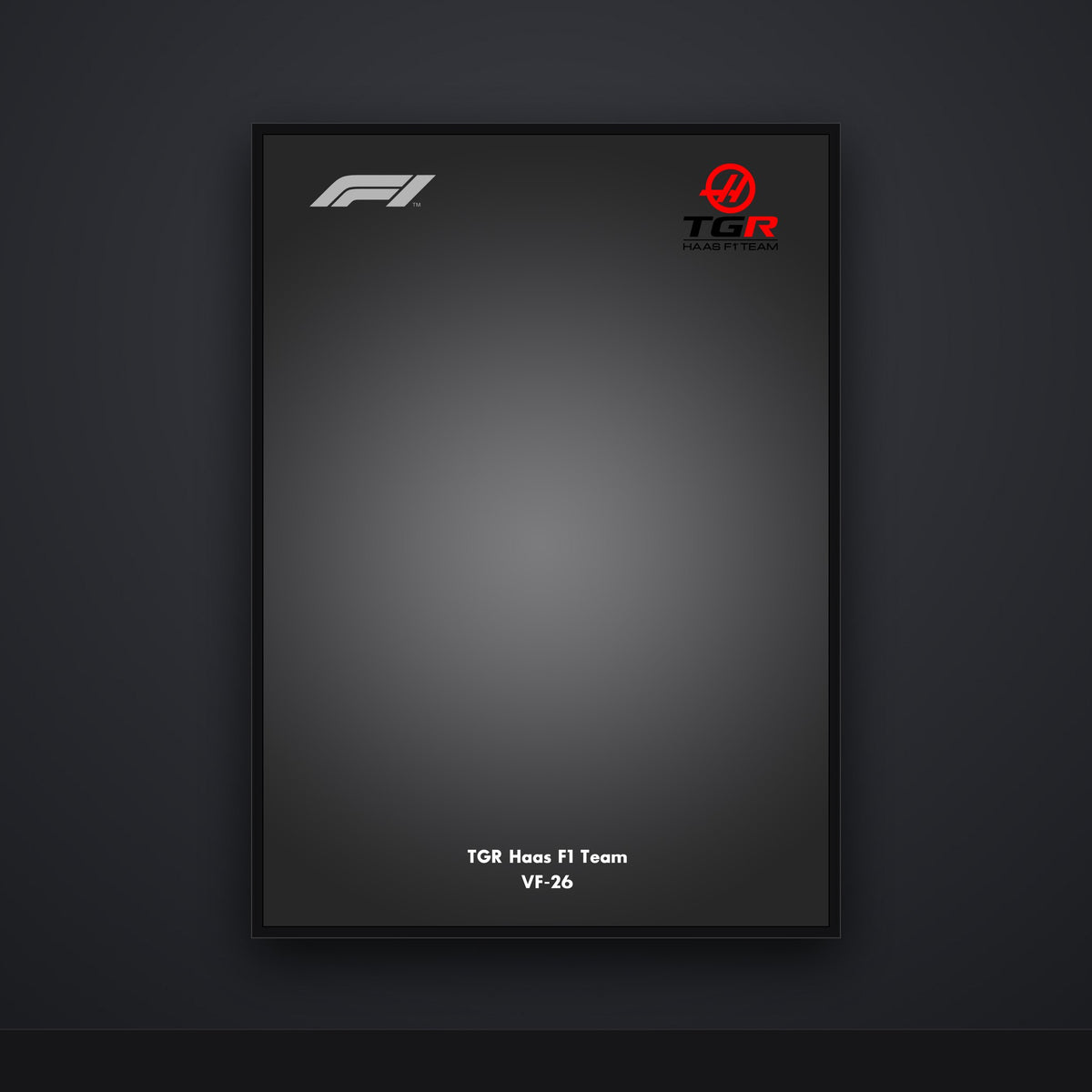 Haas VF-26 F1 wall art backdrop framed printable poster